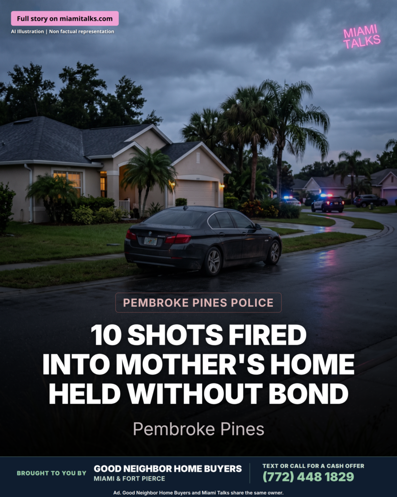 Pembroke Pines Man Charged After BMW Theft, Shooting at Mother's Home