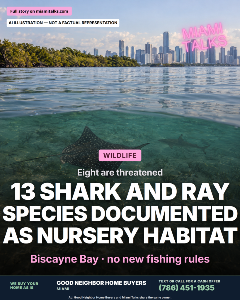 IUCN Map Identifies Biscayne Bay as Shark and Ray Nursery