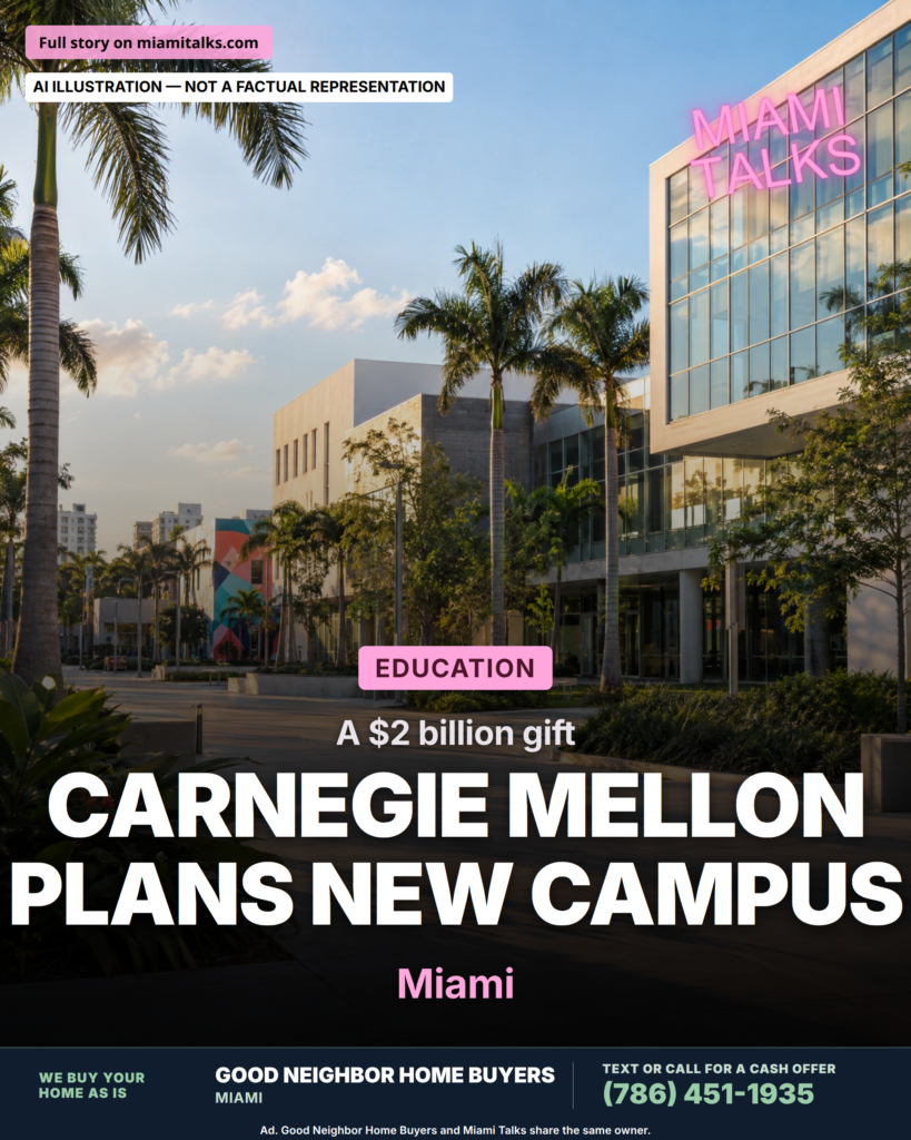 Carnegie Mellon Plans Wynwood Campus Backed by $2 Billion Gift