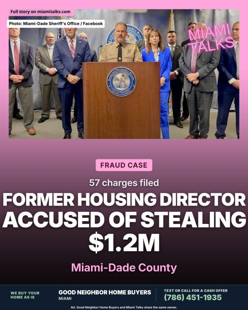 Former Citrus Health Network Housing Director Faces 57 Charges in Alleged $1.2 Million Fraud Scheme