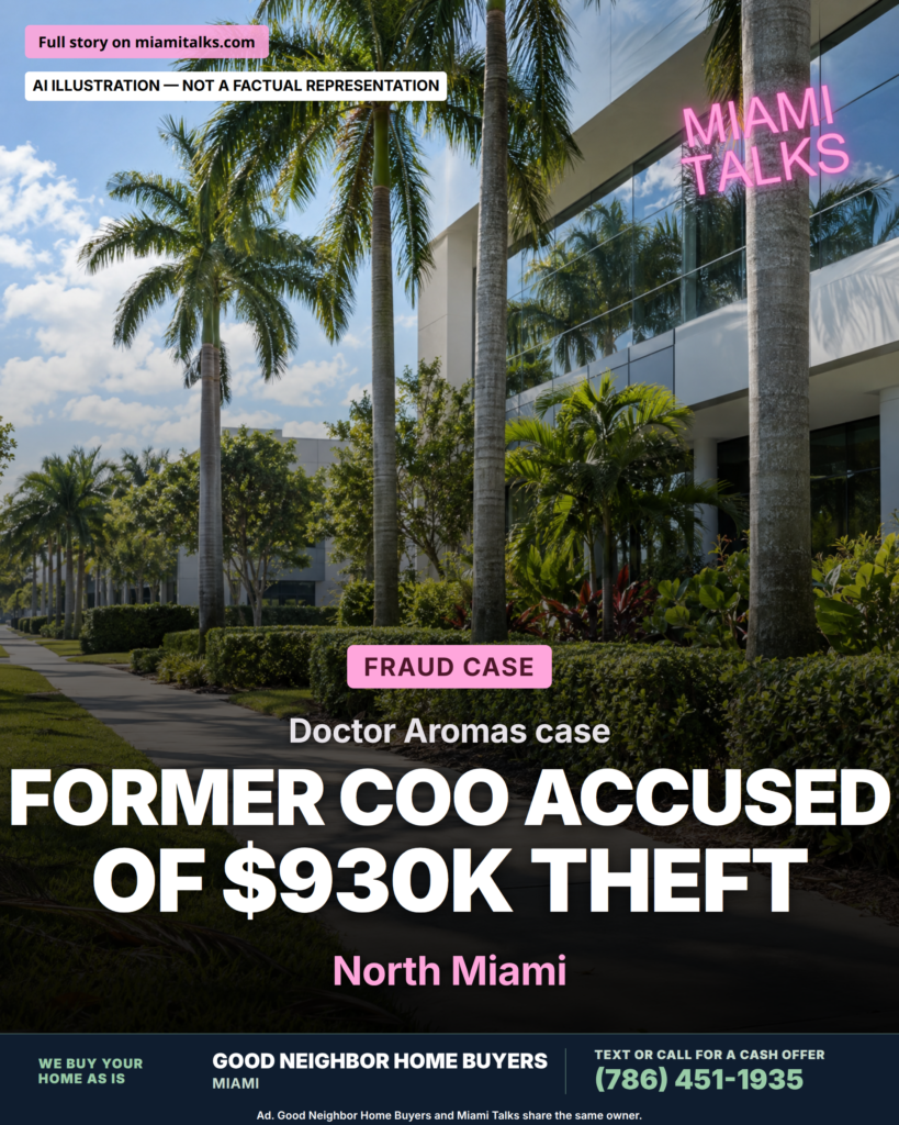 Former Doctor Aromas Executive Arrested in North Miami on Fraud and Theft Charges