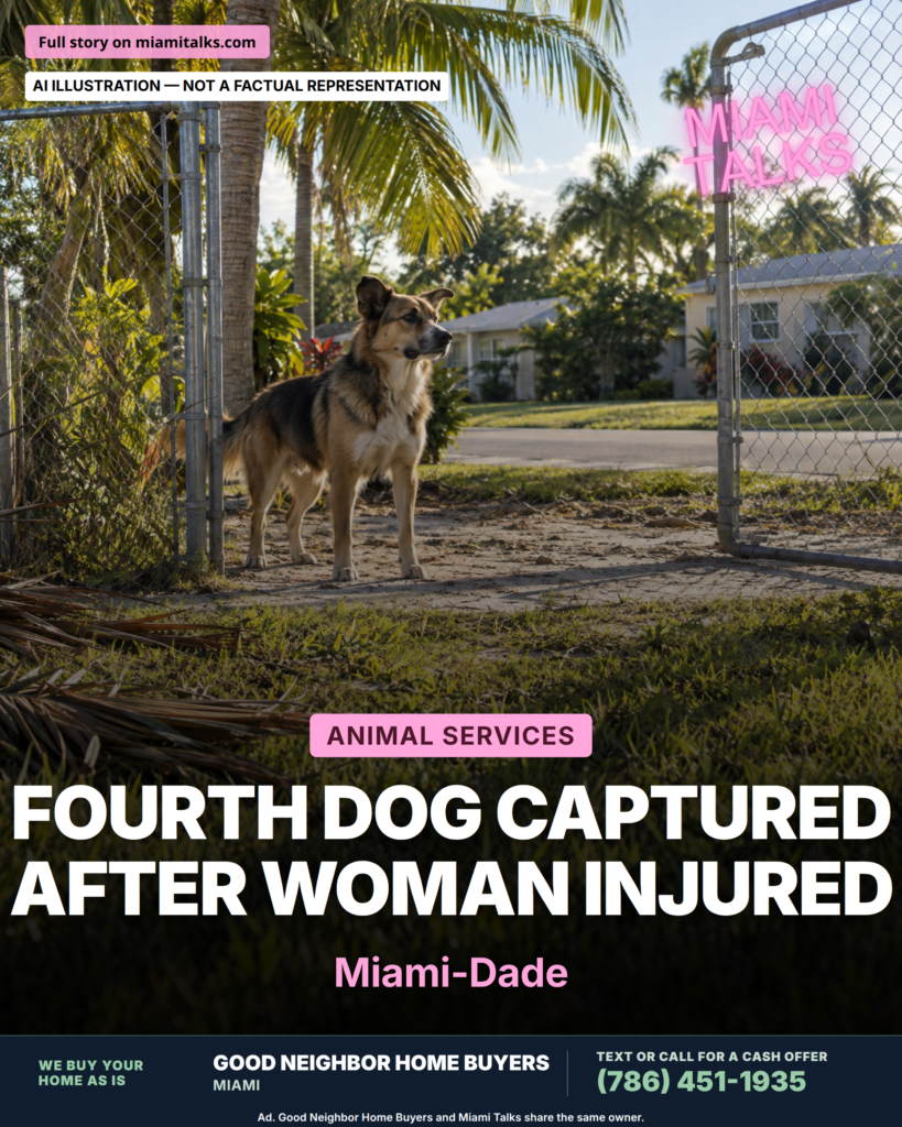 Fourth Dog Captured After Northwest Miami-Dade Attack