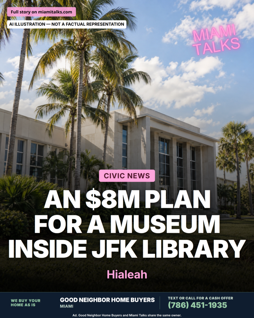 Hialeah Considers $8 Million Plan to Add Museum to JFK Library Building
