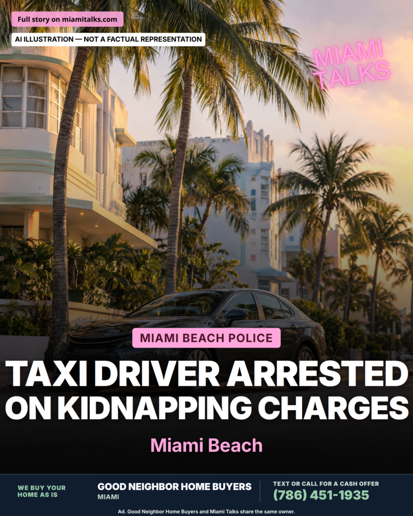Miami Beach Taxi Driver Arrested on Kidnapping and Robbery Conspiracy Charges