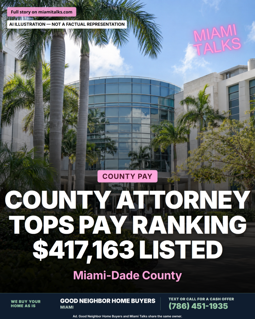 Miami-Dade County Attorney Leads Employee Pay Ranking
