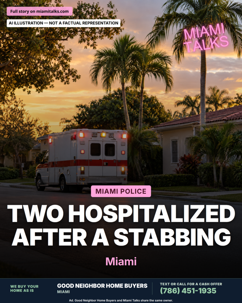 Two Hospitalized After Stabbing on Northwest 61st Street in Miami