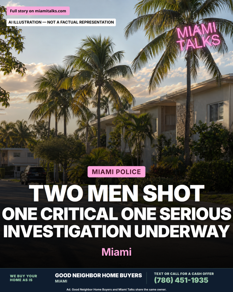 Two Men Wounded in Miami Shooting Near Northwest Fifth Avenue