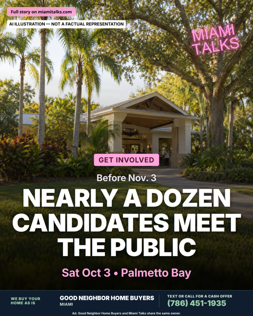 Palmetto Bay Candidate Forum Planned for Oct. 3