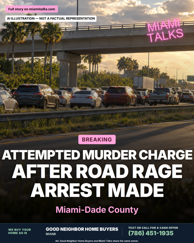 Man Charged With Attempted Murder After Alleged Palmetto Expressway Road Rage Shooting