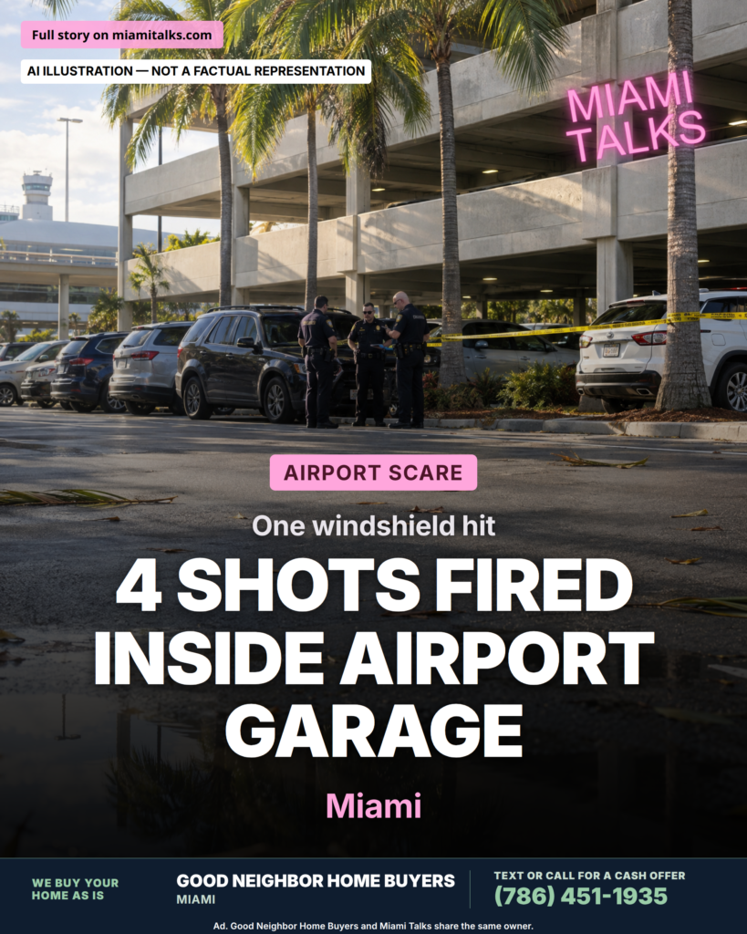 Man Arrested After Firing Gun Inside Miami International Airport Garage