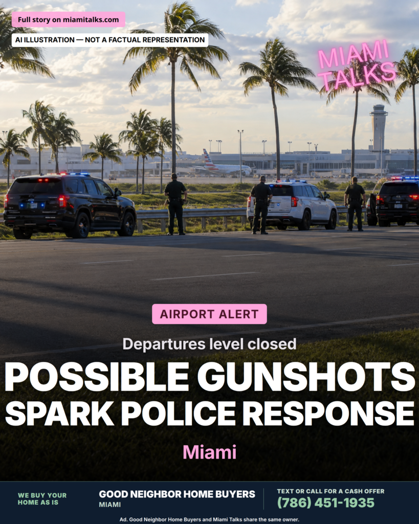 Authorities investigate reported possible gunshots near Miami International Airport