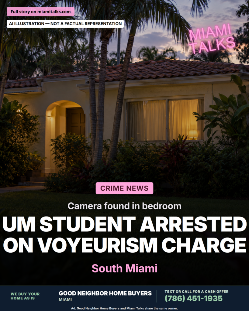 University of Miami Student Arrested on Video Voyeurism Charge After Camera Found in Roommate's Bedroom