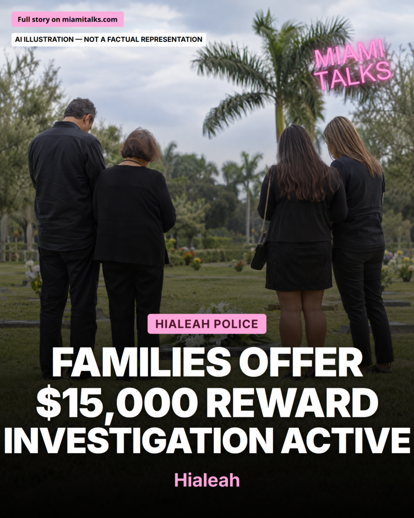 Hialeah Families Offer $15,000 Reward in Fatal Shooting Case