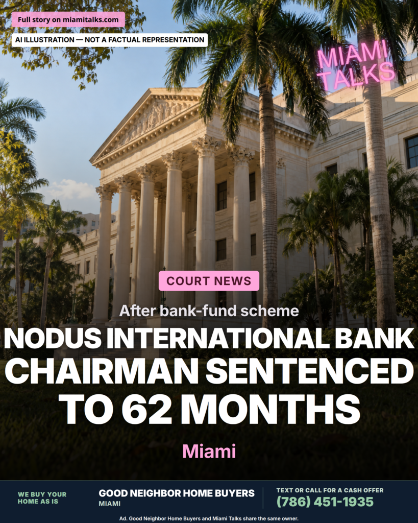 Former Nodus Chairman Sentenced to 62 Months