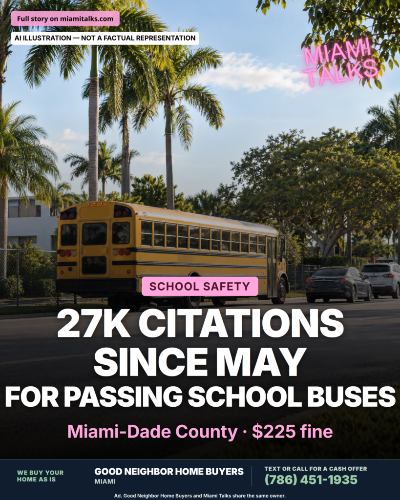 Miami-Dade School Bus Cameras Record More Than 27,000 Citations