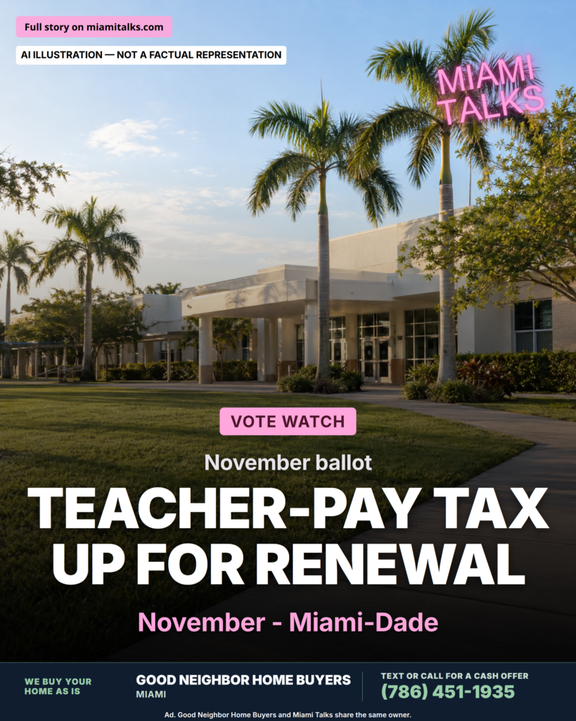 Miami-Dade Voters to Decide on Teacher-Pay Tax Renewal