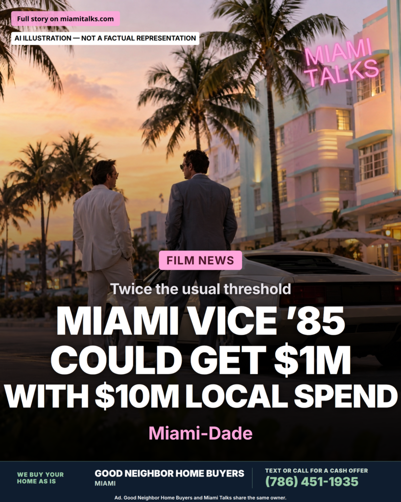 Miami-Dade Approves Conditional $1 Million ‘Miami Vice ’85’ Subsidy