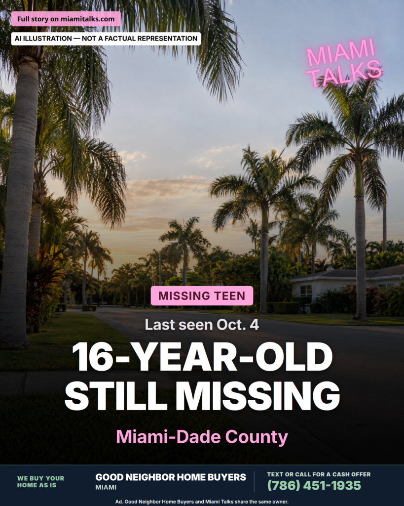 Miami-Dade Deputies Seek Help Finding Missing 16-Year-Old